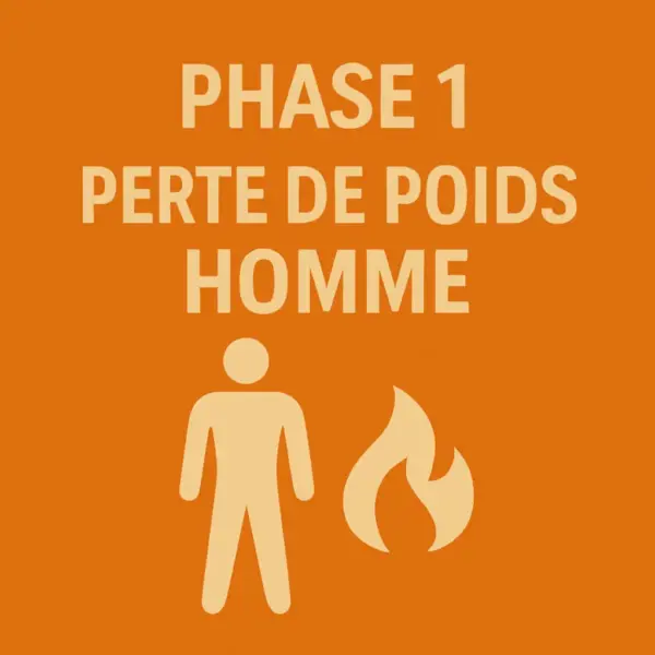 Perte de poids homme phase 1