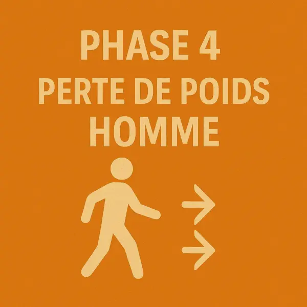 Perte de poids homme phase 4