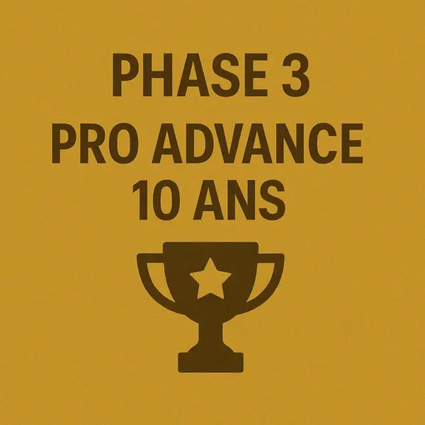 Pro advanced 10 ans phase 3